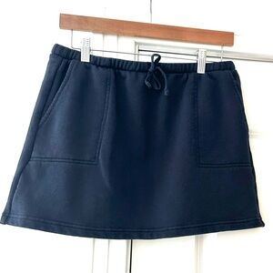 Splendid French Terry Sweatshirt Mini Skirt